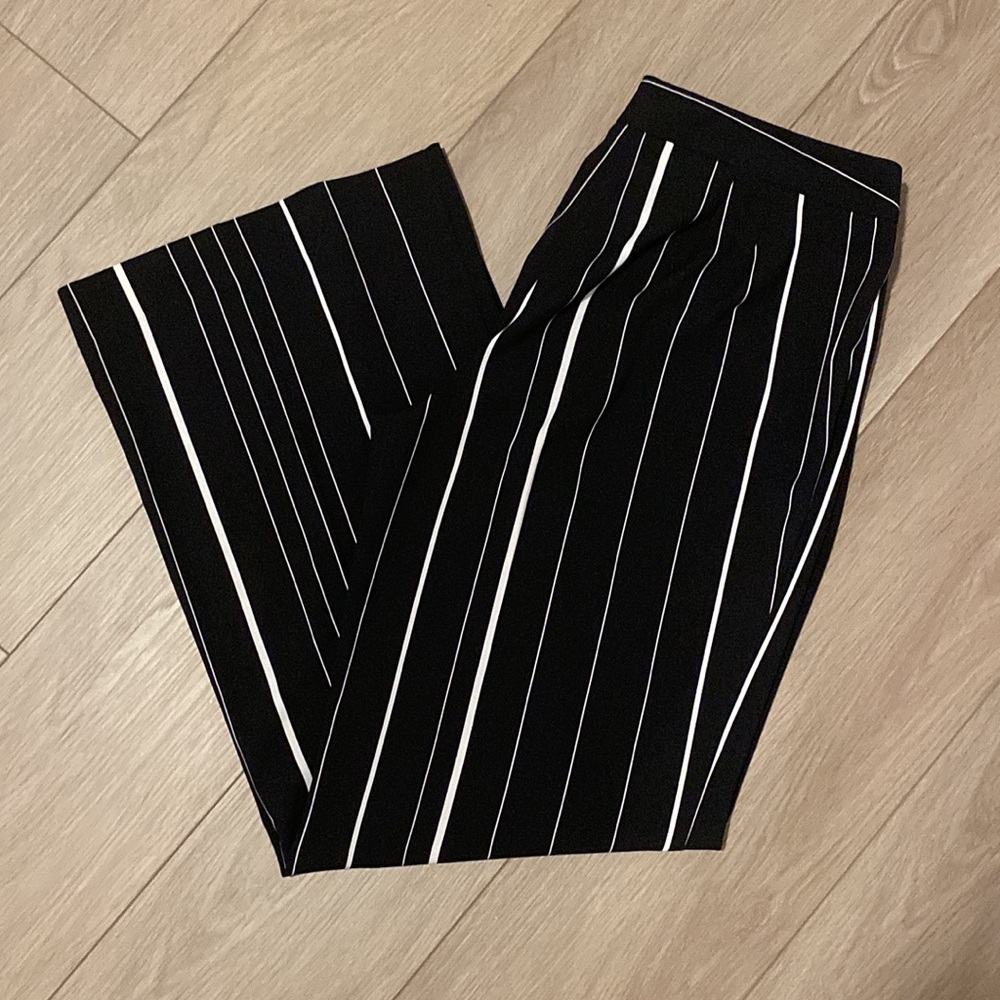 Worthington Striped Wide Leg Dress Pants